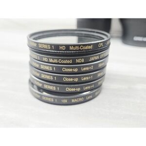 Vivitar Series 1 58mm Filter Kit UV CPL FLD + Close-Up Macro Set +1 +2 +4 +10‎